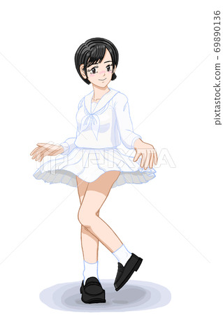 Jk Yuna Skirt Hirari 23 69890136