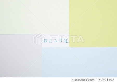 線性設計和品牌形象綠色,灰色和藍色 線性設計和品牌形象綠色,灰色和藍色 69891592