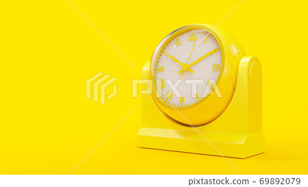 Yellow Clock. 69892079