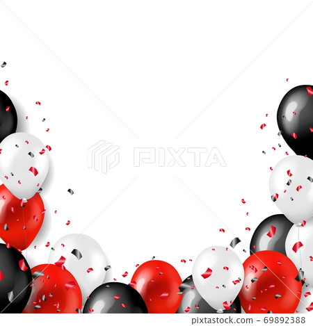 Black Friday Big Sale Poster With Balloons 69892388