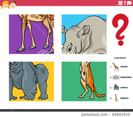 guess animal characters educational task for children guess animal characters educational task for children 69892910