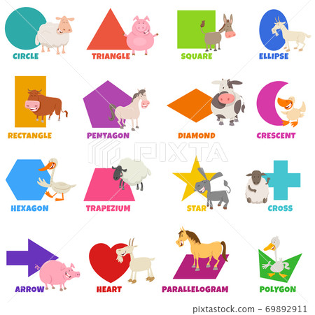 basic geometric shapes with fanny farm animals set basic geometric shapes with fanny farm animals set 69892911
