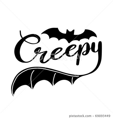 Creepy lettering - Stock Illustration [69893449] - PIXTA