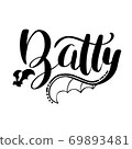 Batty lettering 69893481