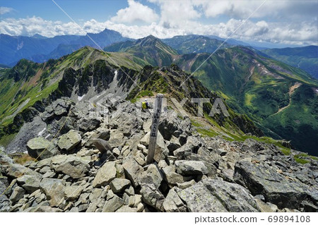 Mt. Suisho summit pillar 69894108