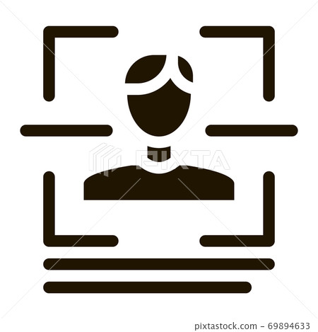 Information About Person When Scanning Icon Vector Glyph Illustration Information About Person When Scanning Icon Vector Glyph Illustration 69894633