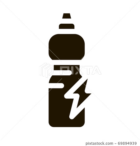Energy Drink in Bottle Icon Vector Glyph Illustration Energy Drink in Bottle Icon Vector Glyph Illustration 69894939