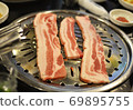 Yakiniku pork Korean Korean food korea yakiniku restaurant Korea trip 69895755