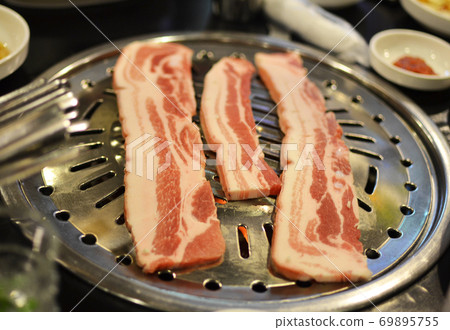烤豬肉韓國韓國食品韓國烤肉日本之旅 烤豬肉韓國韓國食品韓國烤肉日本之旅 69895755