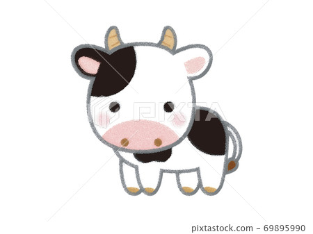 Cow illustration 12 - Stock Illustration [69895990] - PIXTA