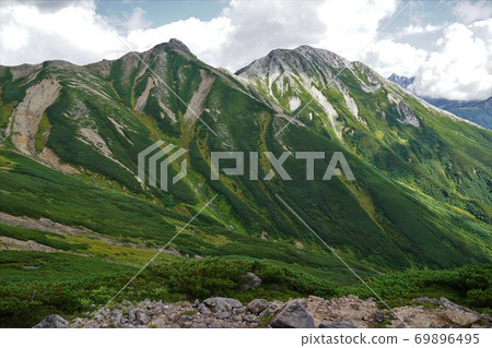 Mt. Haha from Mt. Grandfather and Mt. Warimo 69896495