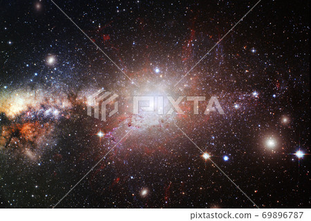 Cluster of stars. Nebula. Elements of this image furnished by NASA 69896787