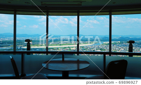The magnificent Nobi Plain seen from Twin Arch 138 <Ichinomiya City, Aichi Prefecture> 69896927