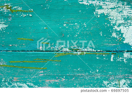 Old woodan wall, shabby paint as background Old woodan wall, shabby paint as background 69897505