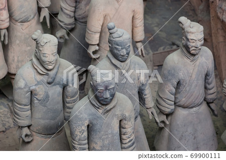 Warriors of famous Terracotta Army in Xian China 69900111