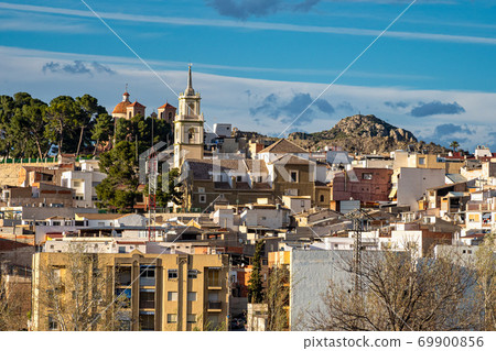 The little village of Abaran in valley ricote, Murcia region, Spain 69900856
