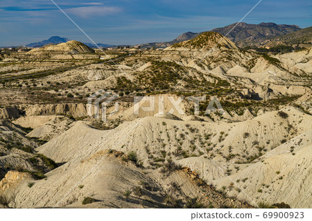 The Badlands of Abanilla and Mahoya near Murcia in Spain 69900923