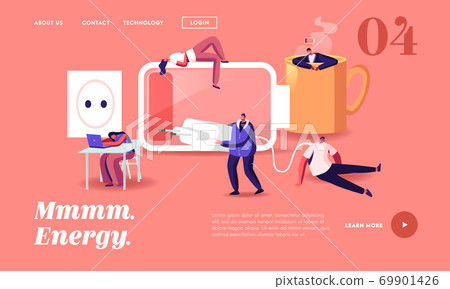 Fatigue, Low Energy and Working Burnout Landing Page Template. Tiny Exhausted Business People Characters Sleep and Relax Fatigue, Low Energy and Working Burnout Landing Page Template. Tiny Exhausted Business People Characters Sleep and Relax 69901426