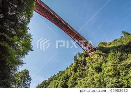 Gifu Prefecture Nakatsugawa City Tsukechi River Fukuoka Ohashi Gifu Prefecture Nakatsugawa City Tsukechi River Fukuoka Ohashi 69908683