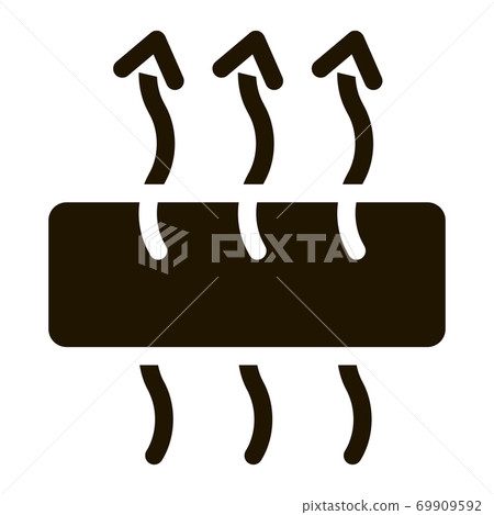 Breathable Mattress Icon Illustration 69909592