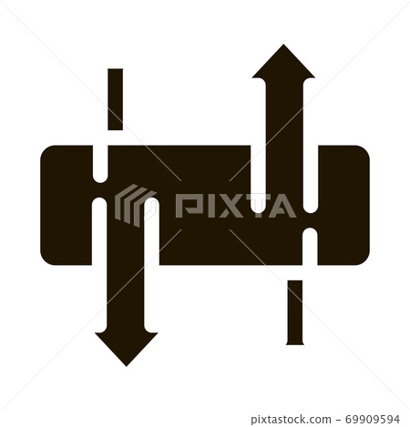 Mattress Ventilation Icon Illustration 69909594