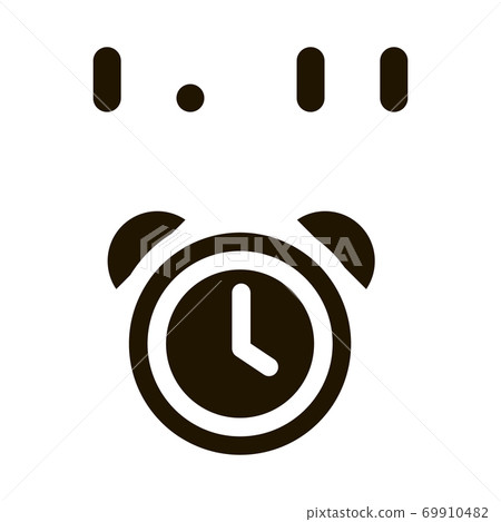 Alarm Clock Time Icon Illustration 69910482