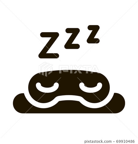 Night Sleep Eyes Mask Icon Illustration 69910486