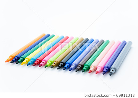 Color pen white background Color pen white background 69911318