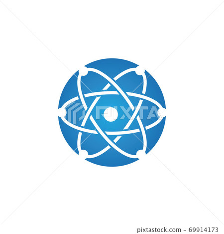 Molecule vector illustration design Molecule vector illustration design 69914173