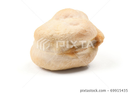 Chickpeas isolated on white background. Close-up shot. Chickpeas isolated on white background. Close-up shot. 69915435