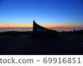 Twilight night view from the summit of Yamatokatsuragisan in Osaka Prefecture 69916851