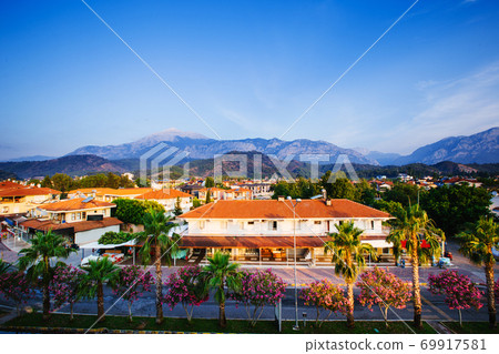 Panoramic view of Kemer, Turkey 69917581