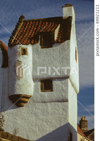 Upper floor detail of a small house at Culross 69921213
