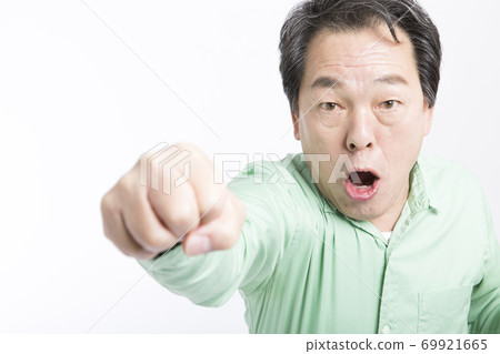 An angry man An angry man 69921665