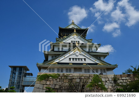 Osaka Castle blue sky scenery Osaka Castle blue sky scenery 69921690