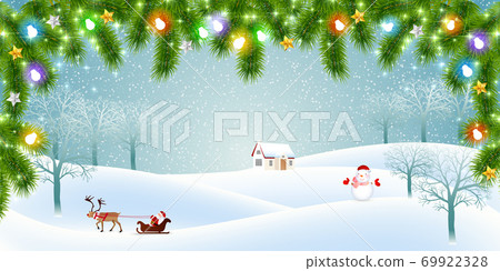 Christmas snow Winter background Christmas snow Winter background 69922328