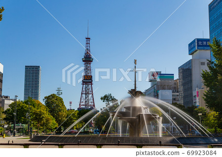 Sapporo TV Tower Urban Landscape Olympic Marathon Sapporo TV Tower Urban Landscape Olympic Marathon 69923084