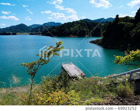 View of the Lake Miyagase in Kanagawa prefecture, Japan View of the Lake Miyagase in Kanagawa prefecture, Japan 69923252