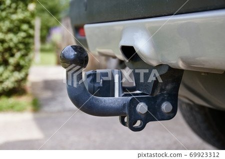 Towbar on a car Towbar on a car 69923312
