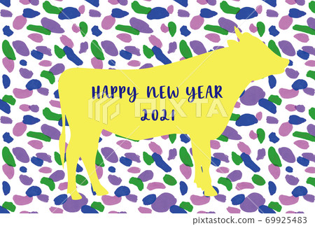 新年賀卡設計2021宇恩牛牛 新年賀卡設計2021宇恩牛牛 69925483