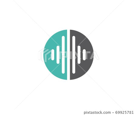sound wave ilustration vector sound wave ilustration vector 69925781