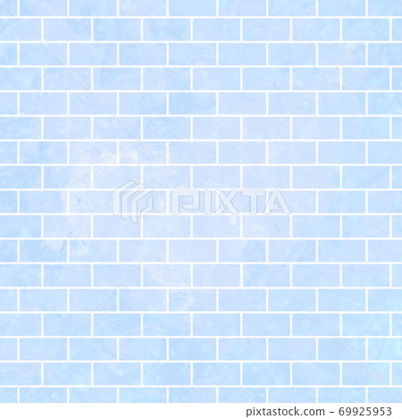 Brick wall blue Brick wall blue 69925953