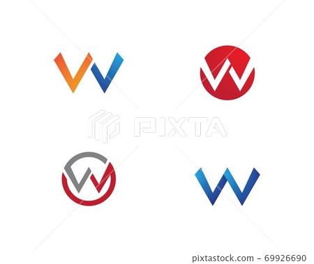 W Letter Logo Business 69926690