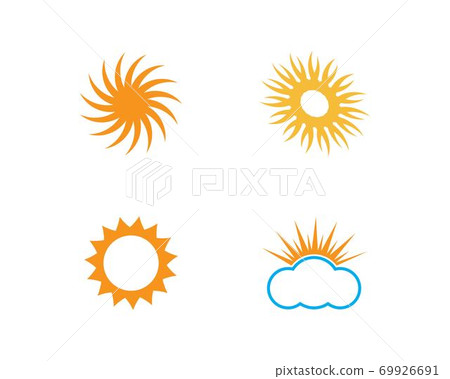 sun ilustration logo vector sun ilustration logo vector 69926691