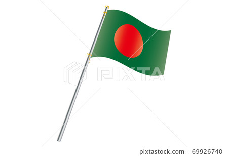 Flag of the New World 2: 3 Ver Gradation Wave Pole Bangladesh Flag of the New World 2: 3 Ver Gradation Wave Pole Bangladesh 69926740
