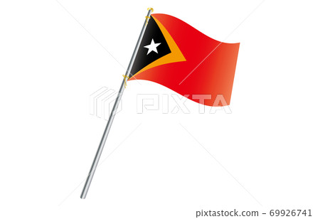 New World Flag 2: 3Ver Gradation Wave Pole East Timor New World Flag 2: 3Ver Gradation Wave Pole East Timor 69926741