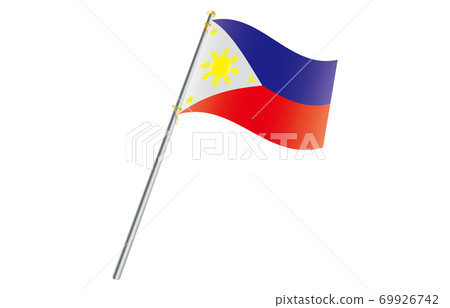 Flag of the New World 2: 3 Ver Gradation Wave Pole Philippines Flag of the New World 2: 3 Ver Gradation Wave Pole Philippines 69926742