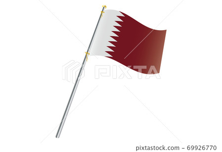 Flag of the New World 2: 3 Ver Gradation Wave Pole Qatar 69926770