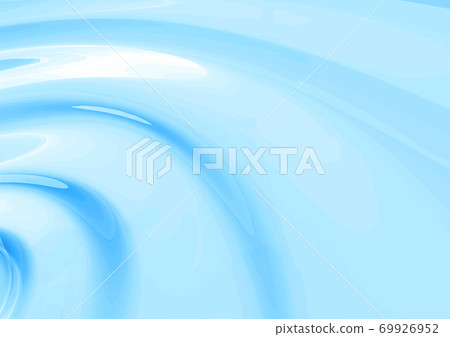Transparent liquid, water, background material with ripples spread by drops 69926952