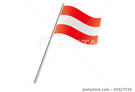 New World Flag 2: 3 Ver Gradient Wave Pole Austria New World Flag 2: 3 Ver Gradient Wave Pole Austria 69927556
